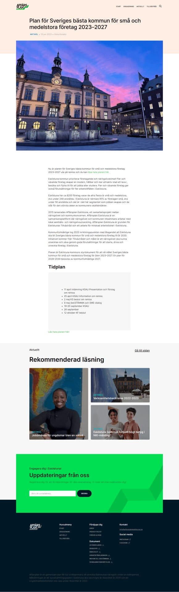 Affärsplan Eskilstuna single post template